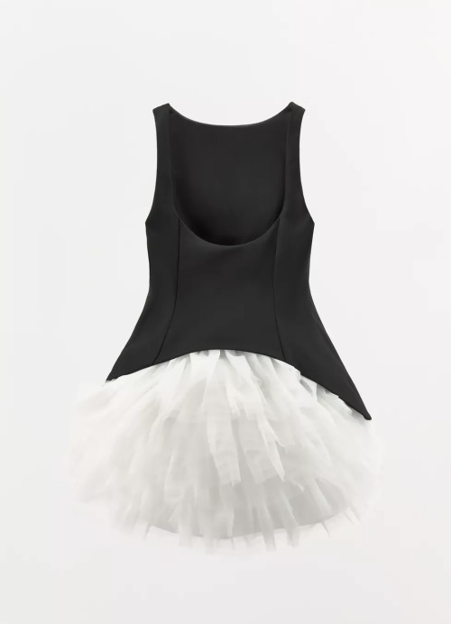 Elegante vestito corto con tulle per HALLOWEEN