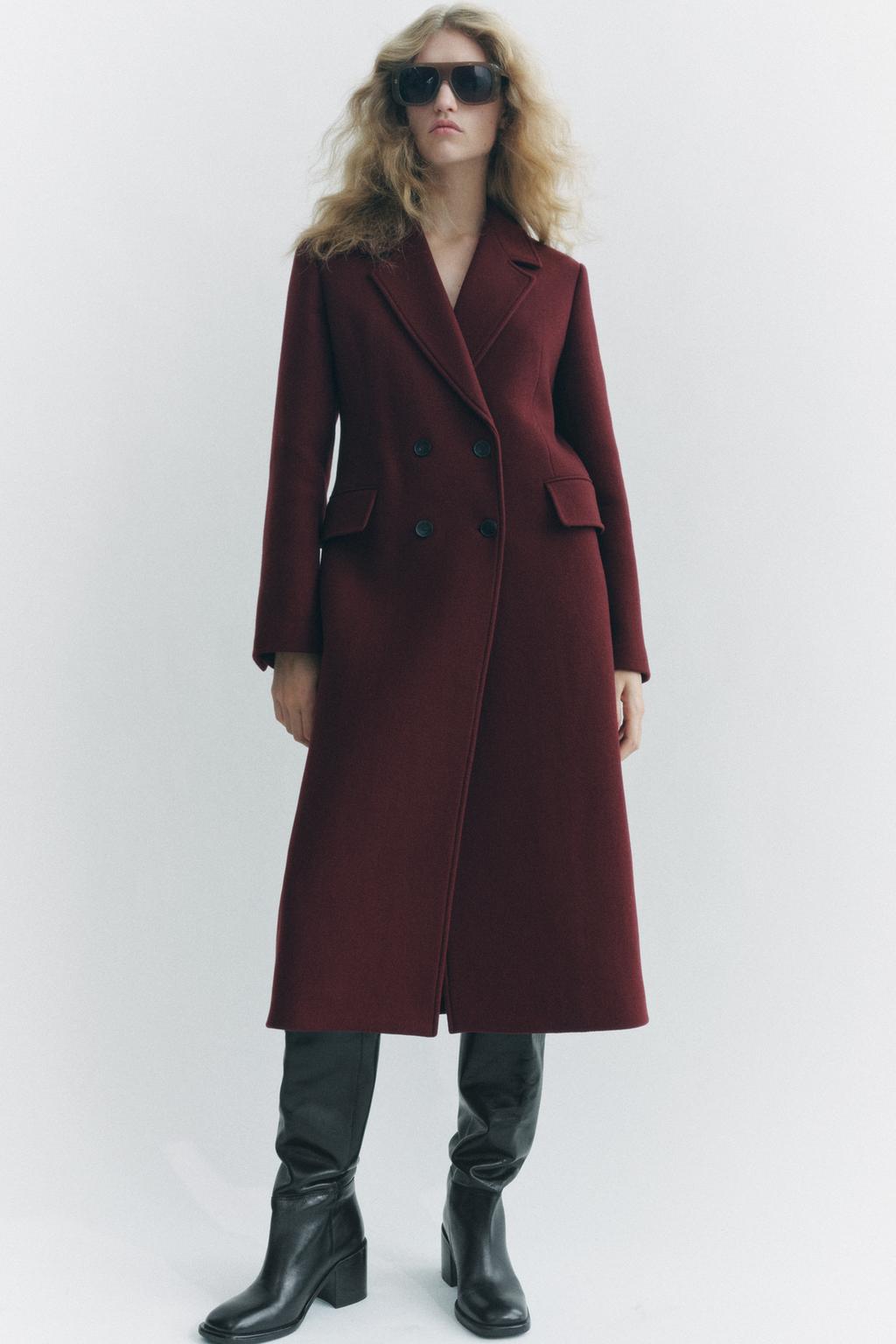 Cappotto ZARA bordeaux