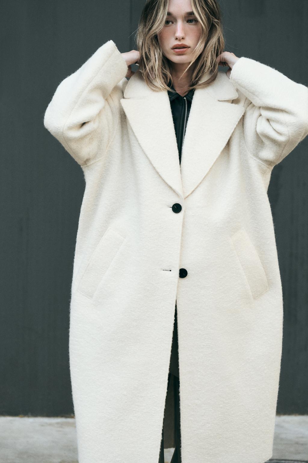 Cappotto bouclè oversize