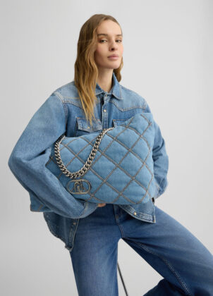 Shopping bag Liu Jo in denim estate 2025